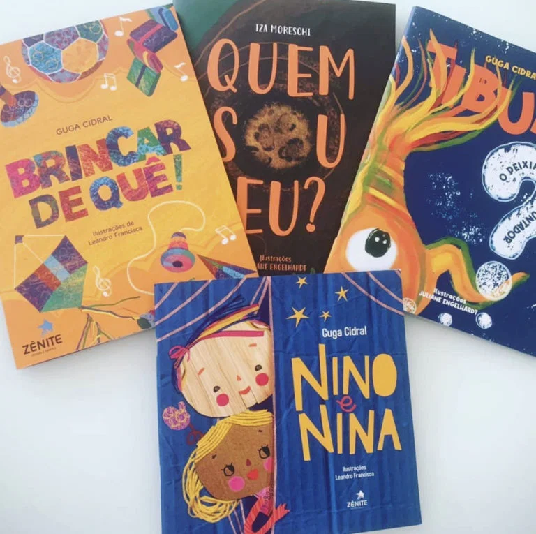 Os quatro livros da Coleção Tapapuí reunidos